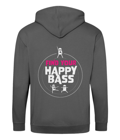 Unisex Zip Hoodie - Find Your Happy Bass